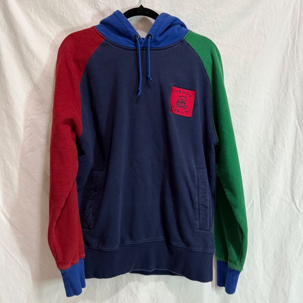 Fresh Colorblock Hoodie Men's/Women's Medium Multicolor Pullover